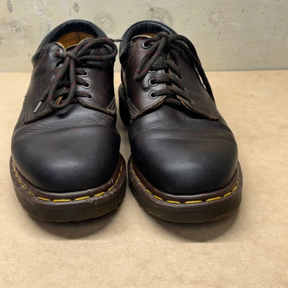 Dr. Martens 8053 Oxford Mens UK/9 Dark Brown England‎ Vintage Grunge Goth Lug
